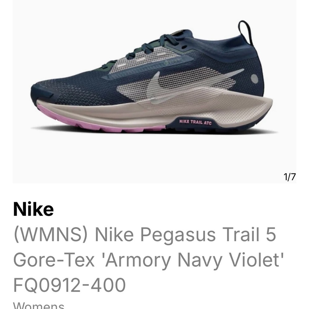 Waterproof Nike gore-Tex Pegasus trail 5